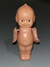 Vintage Celluloid Kewpie 3  Doll Green Wings Made In Occupied Japan