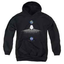 NASA Kids Hoodie Moon Landing Black Hoody