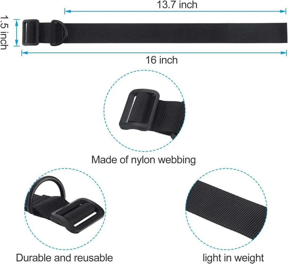 Tactical Stock Sling Adapter with D Ring for Rifle Shotgun Buttstock Airsoft US - Image 2 of 4