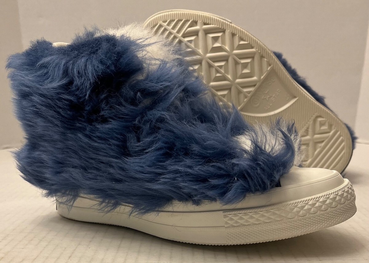 CONVERSE x AMBUSH Chuck 70 Fuzzy Hi 170587C Navy Blue (MEN'S