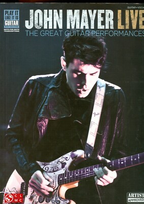John Mayer Live Great Performances Play It Like Guitar Tab sheet music songbook