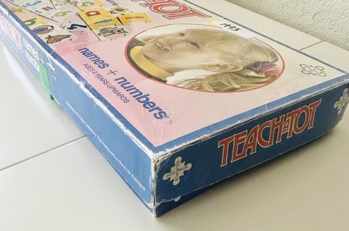 VTG Teach a Tot Game Spelling Arithmetic Learning Interlocking Cards Holdson ‘93 - 第 3/10 張圖片