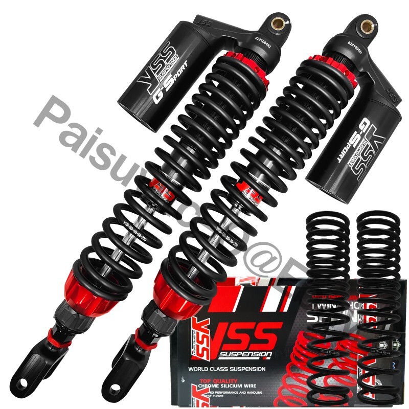 YSS G-SPORT Black Series Adjustable 445mm. for ADV-350 YSS G-SPORT Black Series Adjustable 445mm. for ADV-350