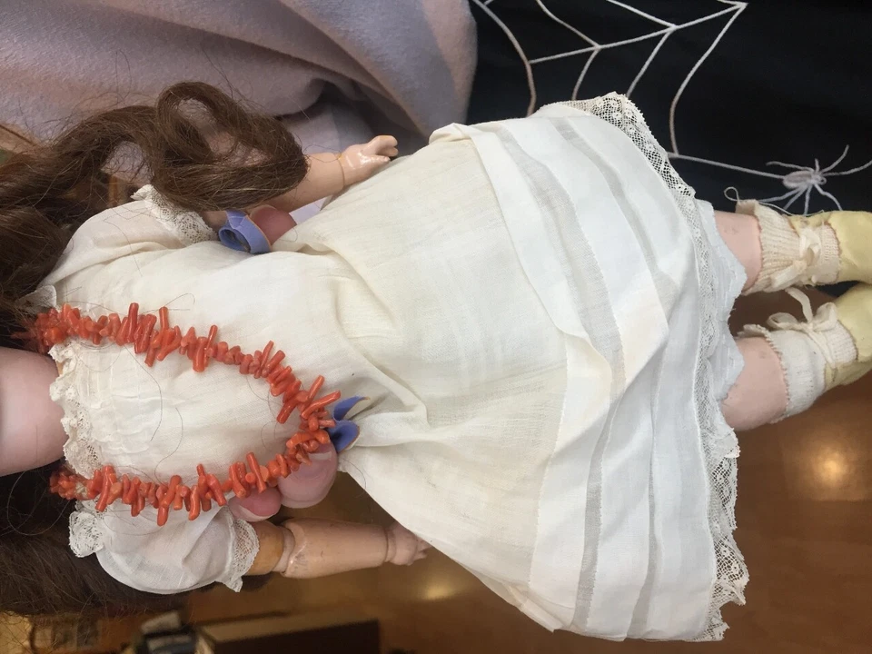 Antigüedad 14” Armand Marseille #390 Alemán Bisque Muñeca Bola Articulado Sleep - Imagen 3 de 4