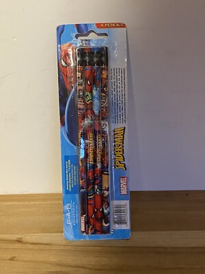 NIP* Marvel The Amazing Spider-Man ~ 4 Pack Pencil Set ~ No. 2