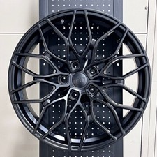 18 W719 Satin Black Staggered Wheels Rims Fits Bmw 330i M340i 330e Xdrive