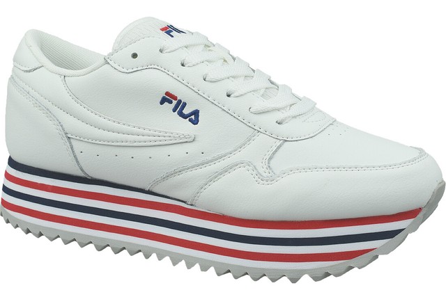 women's fila orbit zeppa low platform casual sneakers