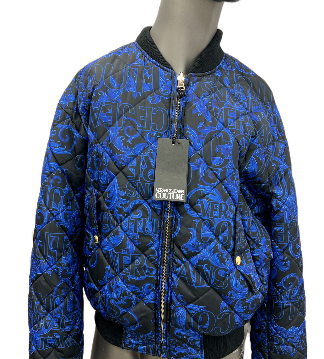 NEW Versace Blue/Black Baroque 