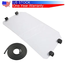 Scratch Resistant Flip Windshield Clear For Polaris General 1000 / 4 2016- up