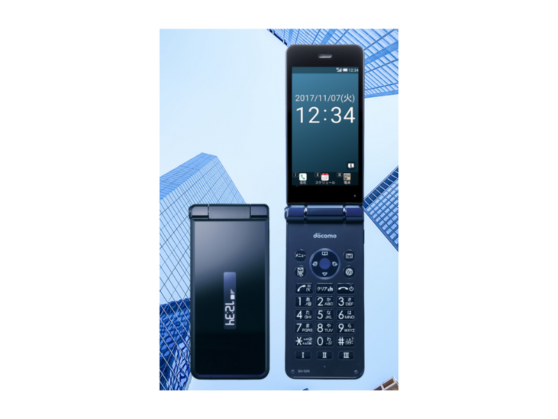 SHARP AQUOS Flip Phone docomo SH-02K BlueBlack SIM unlocked