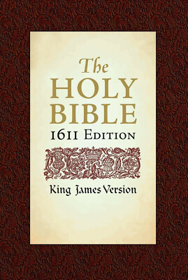 King James Version 1611 Edition w/apocrypha hardcover BRAND NEWin Shrink Wrap!!