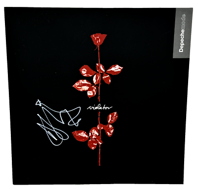 Dave Gahan Signed Depeche Mode Violator Vinyl Record Album