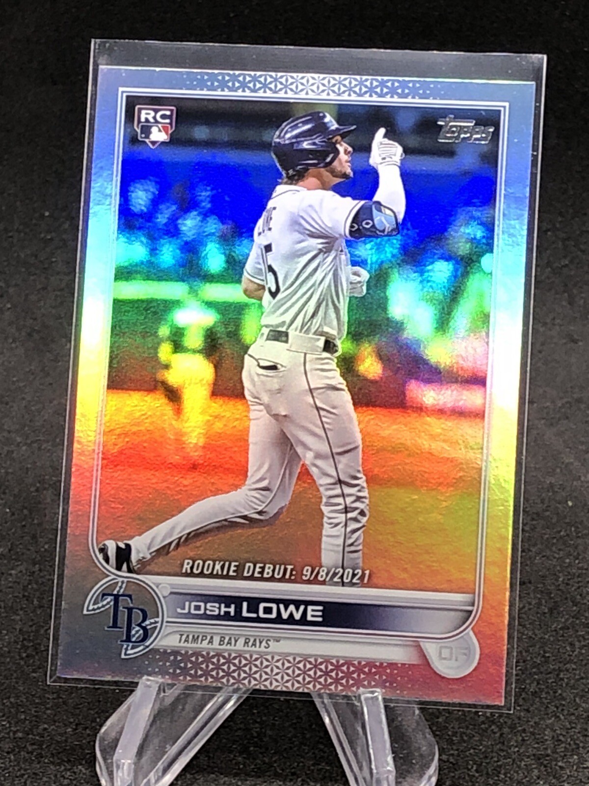 2022 Topps Update Rainbow Foil Josh Lowe Rookie Tampa Bay Rays #US287