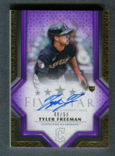 2023 Topps Five Star Autographs Purple #FSATF Tyler Freeman 40/50 A43 480