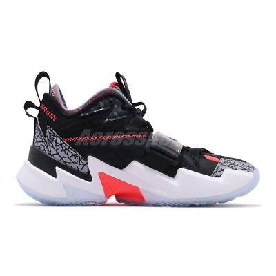Nike Jordan Why Not Zer0.3 GS Black Cement Red Youth Basketball