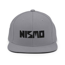 Nissan NISMO GTR Vintage JDM Racing F1 Snapback Hat Gray 