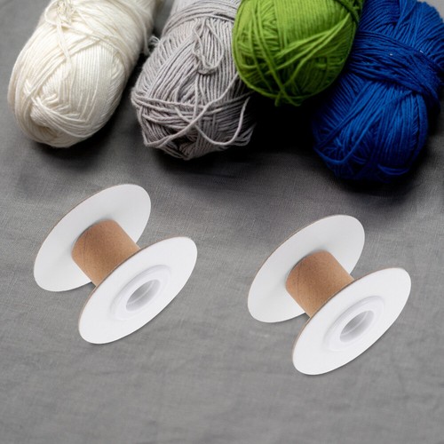 10 Pcs Spool Unfinished Empty Thread Spools Sewing Paper Embroidery - Picture 6 of 12