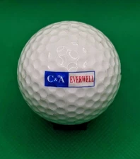 Vintage C&A Everwell logo golf ball 