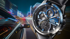 Stunning Stealthy Casio Edifice EQS-940NL-1AVUEF Nighttime drive Chrono Solar