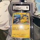 2024 Black Star Promo World Championships Pikachu #190 CGC 9 Graded Slab