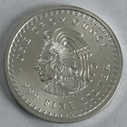 1 oz .999 Fine Silver Round - Aztec Calendar FREE SHIPPING!