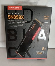 New Western Digital WD Black SN850X 2TB 2280mm M.2 NVMe Gen 4.0 x 4 SSD SEALED