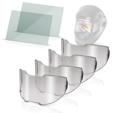 STAHLWERK Ersatzscheibe 6er Set Schwei&szlig;schutzgl&auml;ser Visierglas Schwei&szlig;helm SPLIT