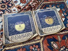 TWO Edison 24-Minute Long Playing Discs: 10006 Fox Trots and 10001 Carmen / Aida