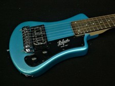 HOFNER CONTEMPORY HCT-SH-BL SHORTY TRAVEL Electric Guitar BLUE with Gig Bag NEW