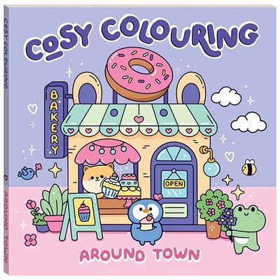 Art Maker Cosy Colouring Around the Town by Pty Ltd, Hinkler Book Book The Fast