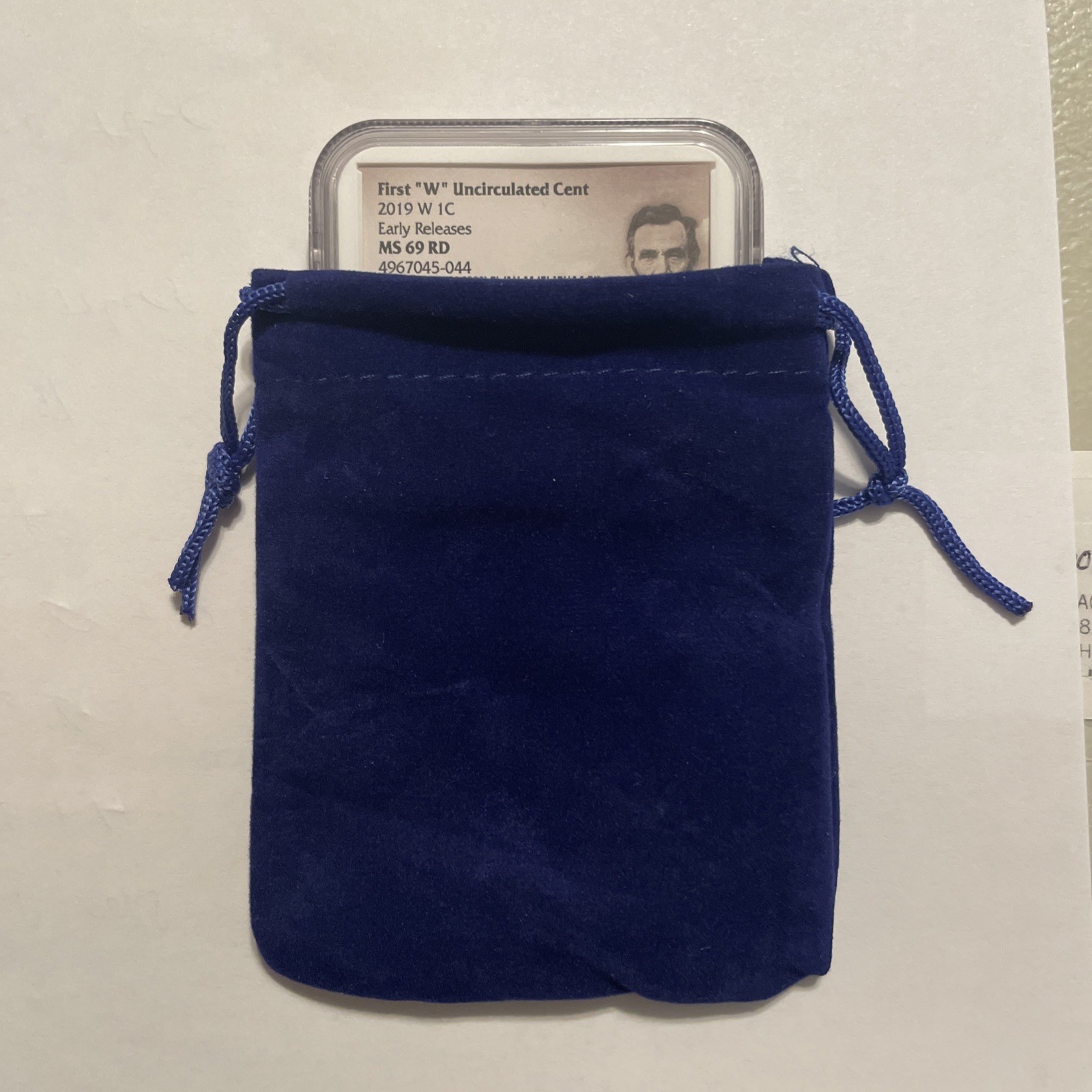 2019 W LINCOLN CENT UNCIRCULATED NGC MS69RD EARLY RELEASES PORTRAIT LABEL