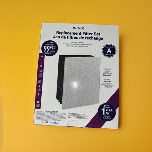 Winix 1 Year Replacement Filter A Set 115115 1 True Hepa + 4 Activated Carbon