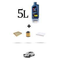 Hoffcar Servicekit 3 Filter Und 5L ÖL FüR Opel Insignia 2.0 Sidi 184Kw Ab 201