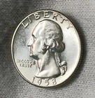 1958 Washington SILVER Quarter BRILLIANT UNCIRCULATED!!Great Luster~LOW MINTAGE!