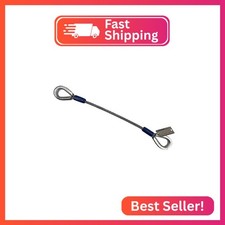 Kennedy Wire Rope & Sling Co. 1/4" x 1' Galvanized Single Leg Wire Rope Sling w/