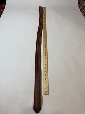 Lucky Brand Leather Belt Boho Tooled Multi Color Peru Large  display picture 2