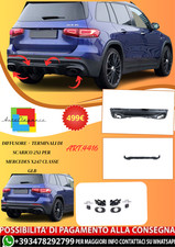 ART.4416 Diffusor + Anschl&uuml;sse Von Auspuffanlage 2x1 (Schwarz) M.Benz X247 Glb