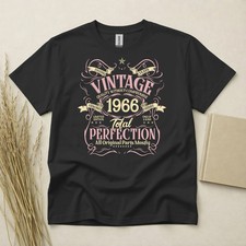 60th Birthday T Shirt Born In 1966 Gift 60 Year Old Vintage Quality Tee ON TREND