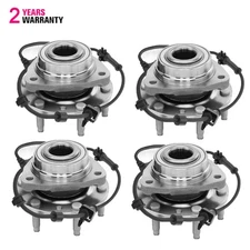 4pcs Front Wheel Bearing Hubs For Chevy Trailblazer GMC Envoy Rainier SAAB 9-7X