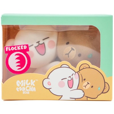 Milk Mocha Bear x Shopville Exclusive: Hugging Figurine - Fuzzy