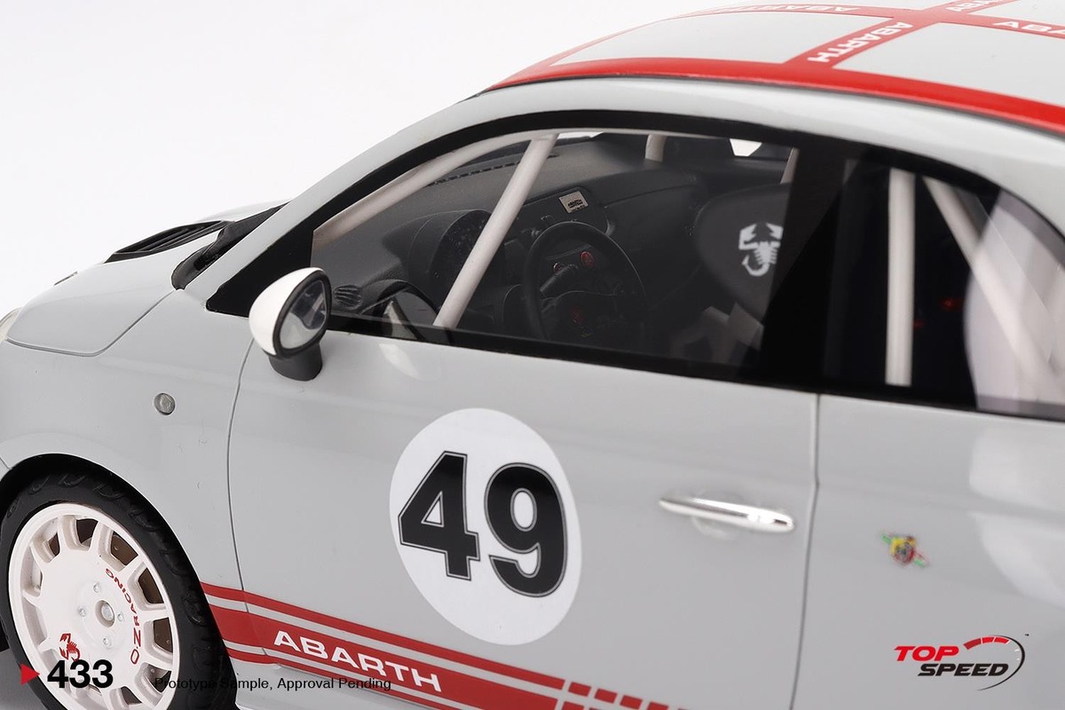 Fiat 500 Abarth Assetto Corse Presentation #49 1:18 Scale TSM