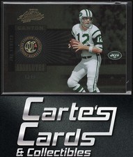 Joe Namath 2005 Playoff Absolute Memorabilia #CA-12 Canton Absolutes Gold 73/150