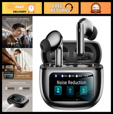 Active Noise Cancelling Wireless Earbuds, 40H Playtime, Bluetooth 6.0, Stereo So