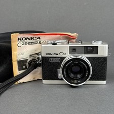 Konica C35 35mm Rangefinder Film Camera Hexanon 38mm f/2.8 Lens - Tested