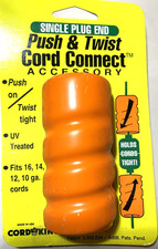 PUSH & TWIST CORD CONNECT, FITS 16,14,12,10 GA CORDS MADE IN USA $11 + FREE SHIP