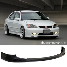 Fits 04 05 Honda Civic 2/4dr JDM PDM Style Front Bumper Lip Body Kit
