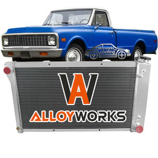 3Reihe Kühler Für Chevy C10 C20 C30 K10 K20 GMC 1967-1972 Pickup Truck 1971