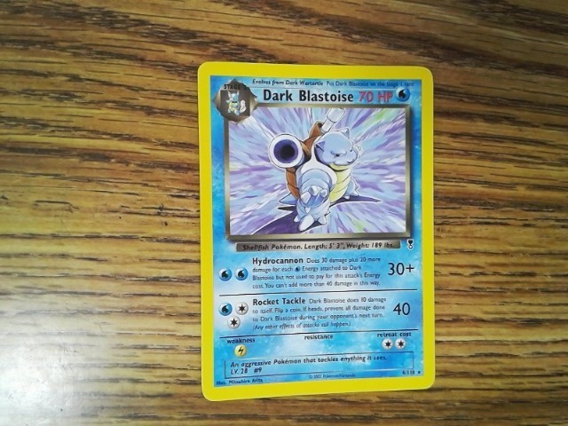Dark Blastoise 4/110 LEGENDARY COLLECTION Non Holo Rare Pokemon Card LP (071026)