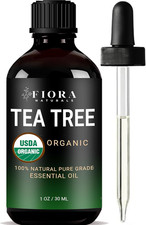Tea Tree Oil   100 Pure Organic Tea Tree Essential Oil for Skin, Face, Hair, Sc