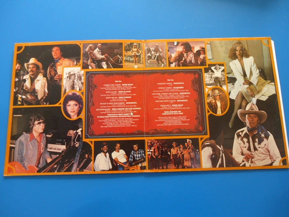 Bronco Billy Soundtrack LP (1980) 5E-512-A-SP Merle Haggard Ronnie Milsap - Image 2 of 4